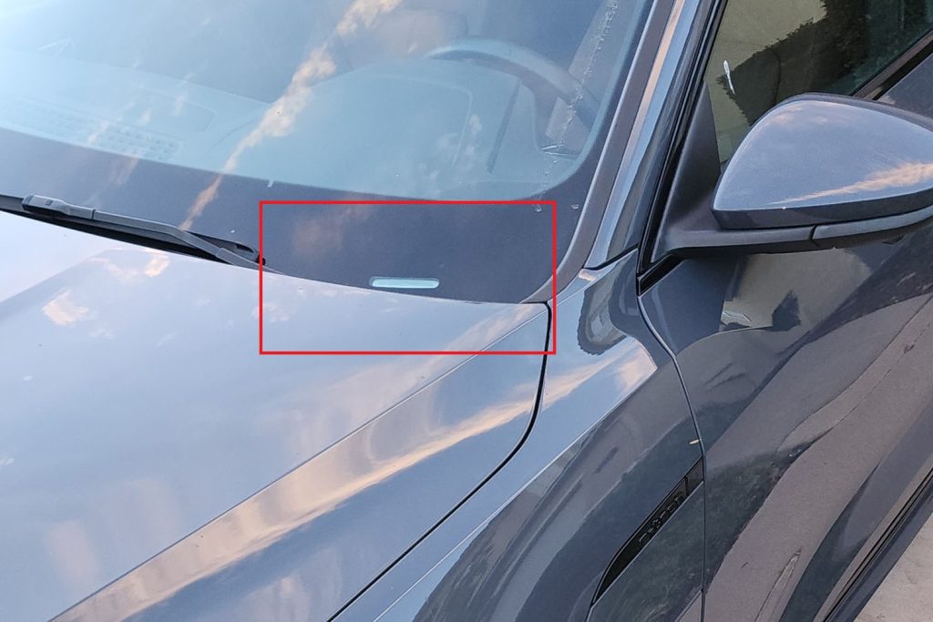 windshield vin location